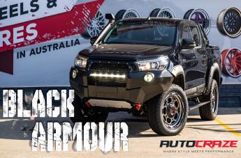 TOYOTA HILUX 4WD DEMODOG XD SATIN BLACK GREY TINTED CLEAR COAT